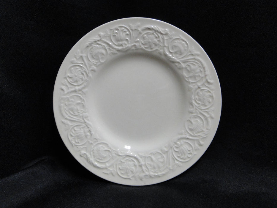 Wedgwood Patrician, Embossed Flowers & Scrolls: Bread Plate, 6 1/2", Crazing