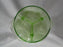 Anchor Hocking Cameo Green, Ballerina, Vaseline: 3-Part Relish Dish, 8 1/2"