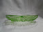 Anchor Hocking Cameo Green, Ballerina, Vaseline: 3-Part Relish Dish, 8 1/2"