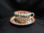 Spode Indian Tree Orange Rust: Cup & Saucer Set (s), 2 1/8" Tall