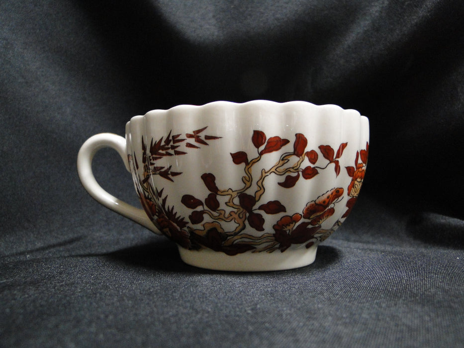 Spode Indian Tree Orange Rust: Cup & Saucer Set (s), 2 1/8" Tall