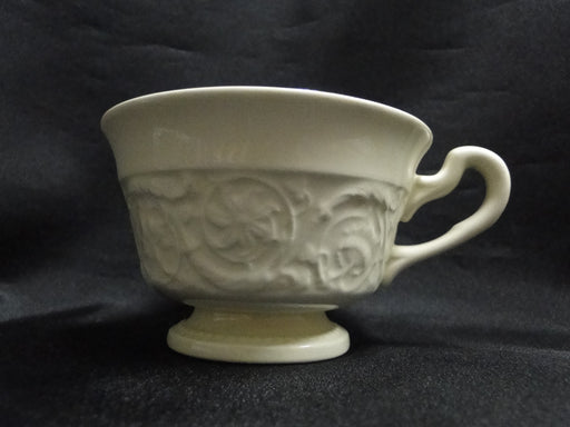 Wedgwood Patrician, Embossed Flowers & Scrolls: Cup & Saucer Set (s), 2 1/2"