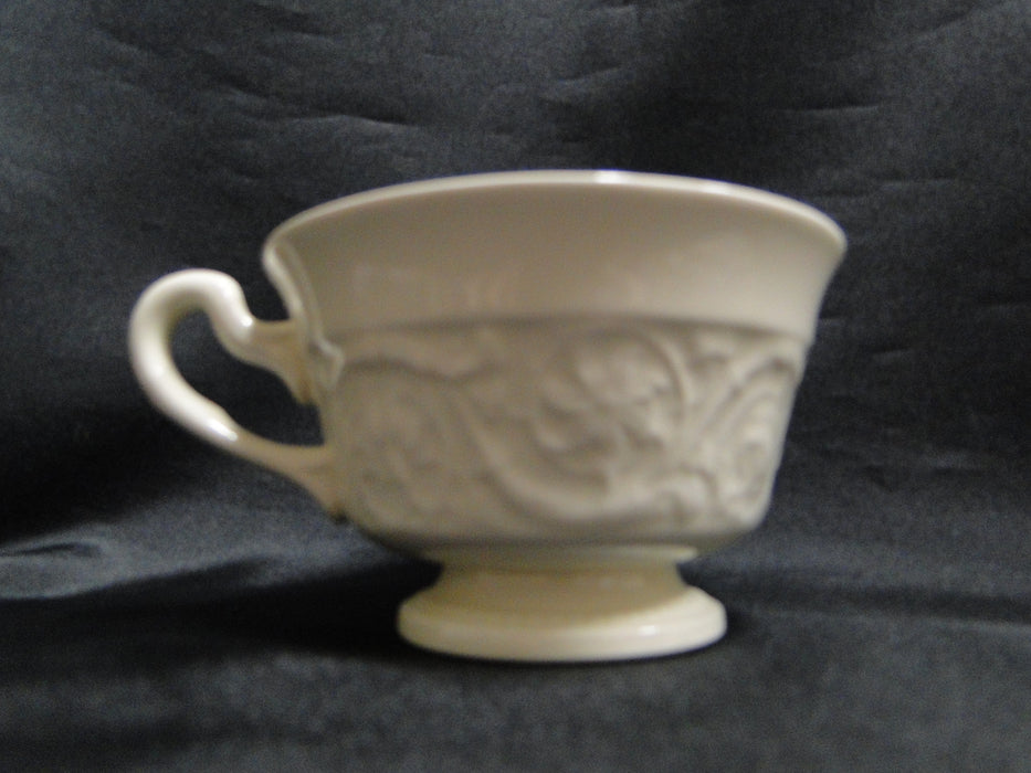 Wedgwood Patrician, Embossed Flowers & Scrolls: Cup & Saucer Set (s), 2 1/2"