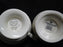 Wedgwood Patrician, Embossed Flowers & Scrolls: Cup & Saucer Set, 2 1/2", As Is