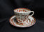 Spode Indian Tree Orange Rust: Cup & Saucer Set (s), 2 3/4" Tall