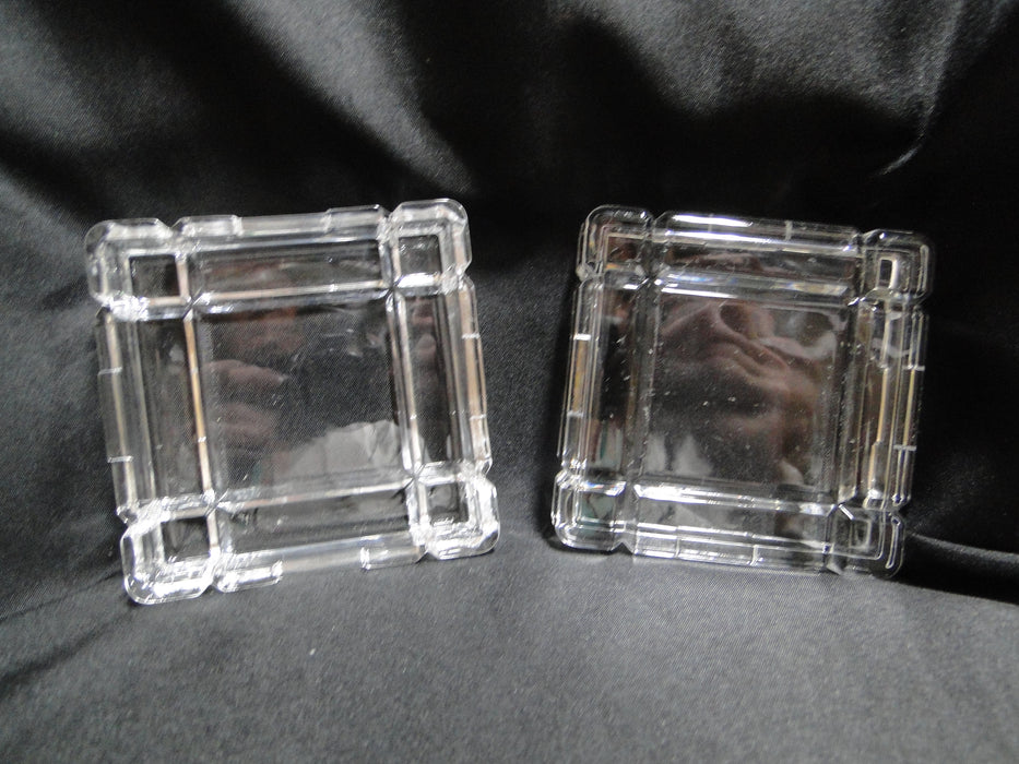 Royal Crystal Rock Cuba: Square Box w/ Lid, 3 5/8" x 2" Tall