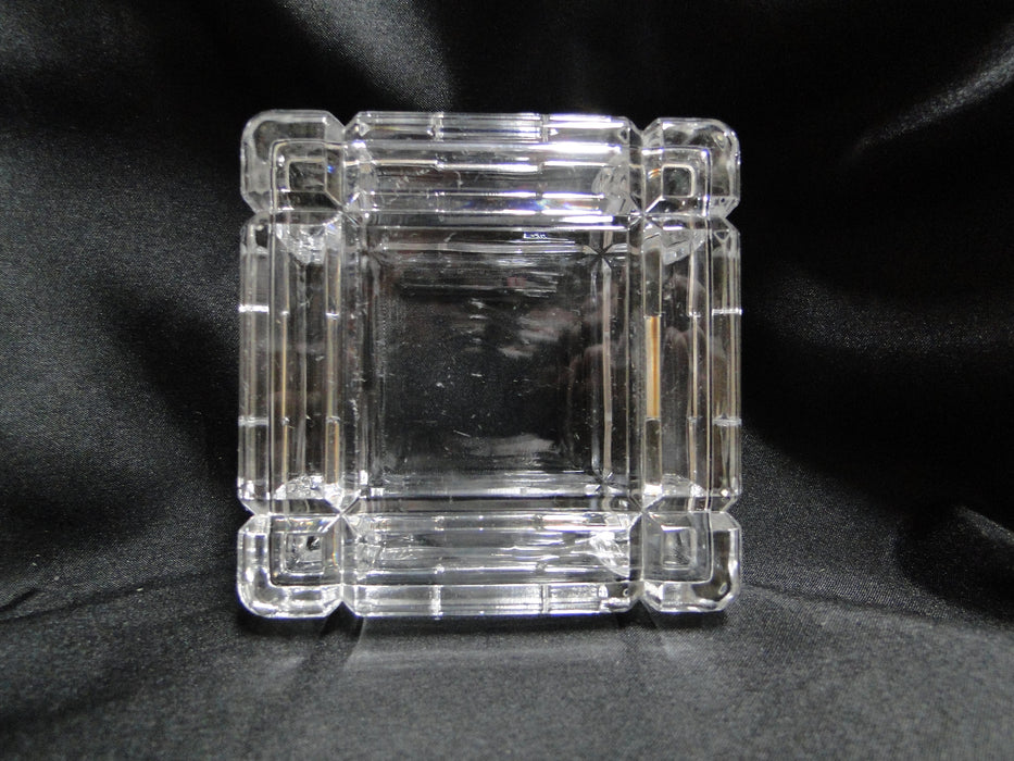 Royal Crystal Rock Cuba: Square Box w/ Lid, 3 5/8" x 2" Tall