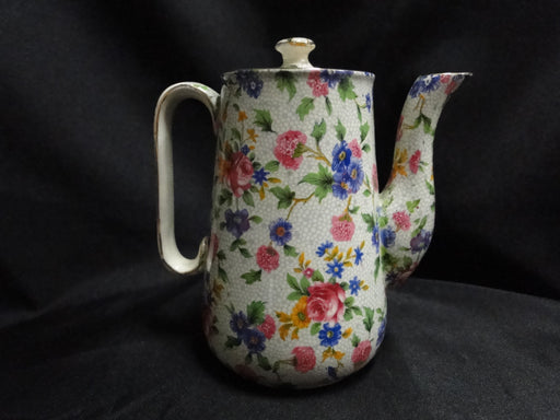 Royal Winton Old Cottage Chintz: Countess Coffee Pot & Lid, 5 3/8", 1.5 Cups