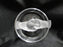 Lalique Pinson, Two Frosted Bird Figures: Round Pin / Ring Tray, 3 3/4"
