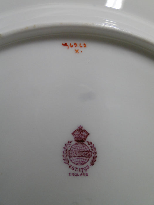 Minton G6262, Cobalt Blue, Encrusted Gold: Dinner Plate, 10 1/4", As Is