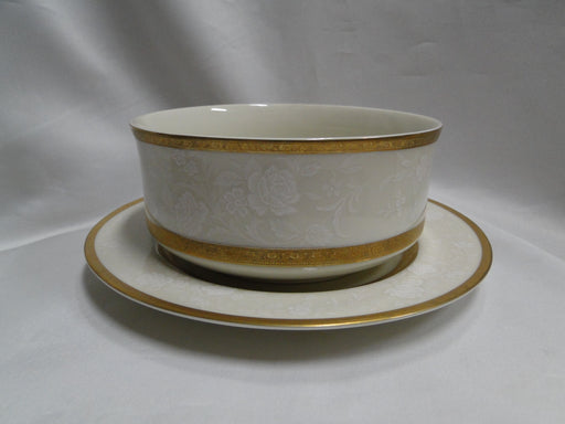 Mikasa Antique Lace, Gold Encrusted: Round Gravy & Separate Underplate