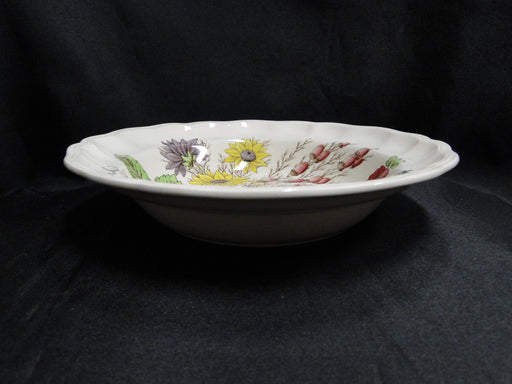 Copeland Spode Reynolds, Fruits & Flowers: Rim Soup Bowl (s), 8 1/2", Crazing