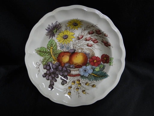 Copeland Spode Reynolds, Fruits & Flowers: Rim Soup Bowl (s), 8 1/2", Crazing