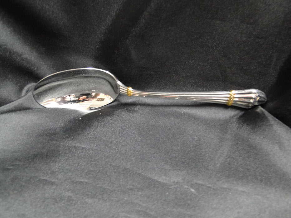 Yamazaki Carouselle Gold, Patrick, Stainless Steel: Serving Spoon, 9 1/8"