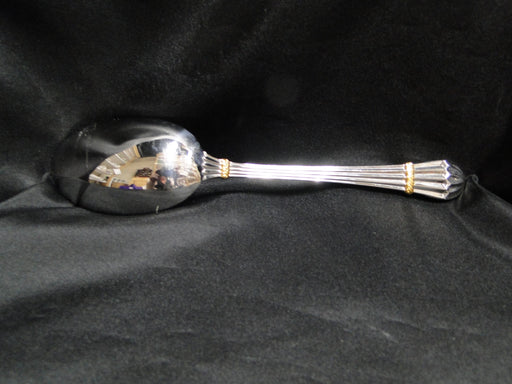 Yamazaki Carouselle Gold, Patrick, Stainless Steel: Serving Spoon, 9 1/8"