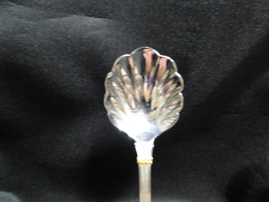 Yamazaki Carouselle Gold, Patrick, Stainless Steel: Shell Sugar Spoon, 6 1/4"