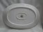 Richard Ginori Palermo Blue, Gold Encrusted: Oval Serving Platter, 13 7/8"