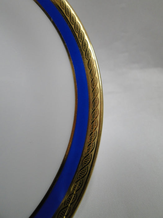 Richard Ginori Palermo Blue, Gold Encrusted: Bread Plate (s), 6 1/8"
