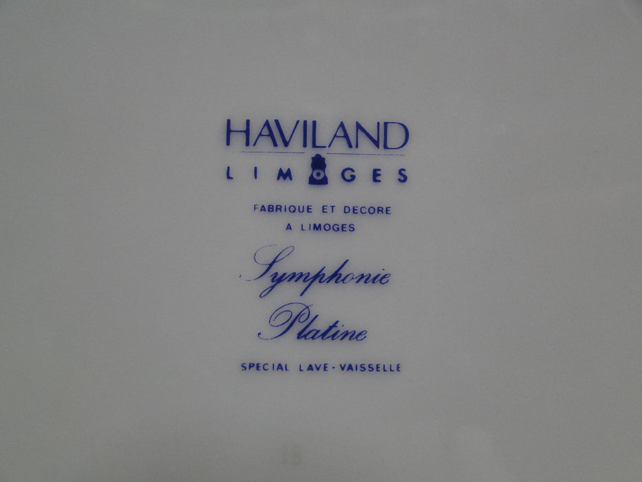 Haviland Symphonie Platine, Platinum: Salad Plate (s), 7 1/2"