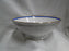 Richard Ginori Palermo Blue, Gold Encrusted: Round Salad Serving Bowl, 10 1/2"