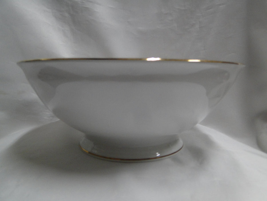 Richard Ginori Palermo Blue, Gold Encrusted: Round Salad Serving Bowl, 10 1/2"