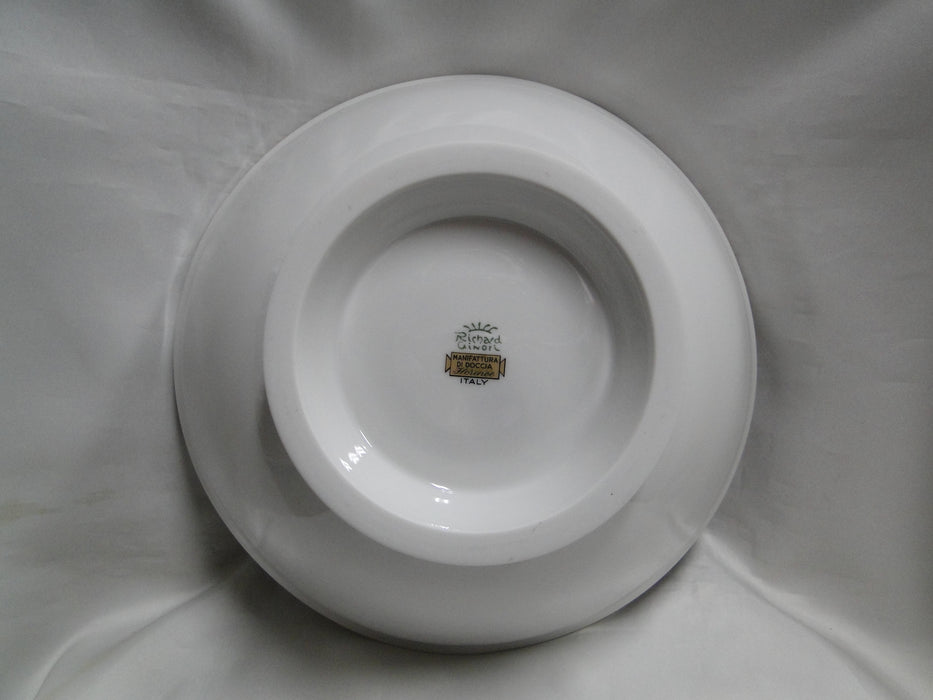 Richard Ginori Palermo Blue, Gold Encrusted: Round Salad Serving Bowl, 10 1/2"