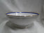 Richard Ginori Palermo Blue, Gold Encrusted: Round Salad Serving Bowl, As Is