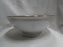 Richard Ginori Palermo Blue, Gold Encrusted: Round Salad Serving Bowl, As Is