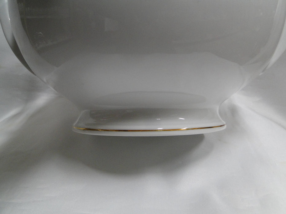Richard Ginori Palermo Blue, Gold Encrusted: Tureen w/ Handles & Lid