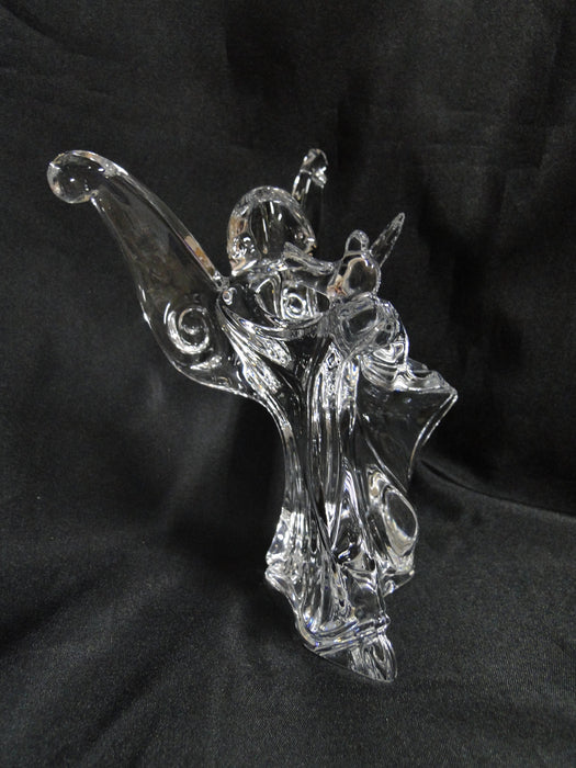 Baccarat Crystal Figurine, Jean Boggio: "Angel w/ Dove", 6 3/8" Tall