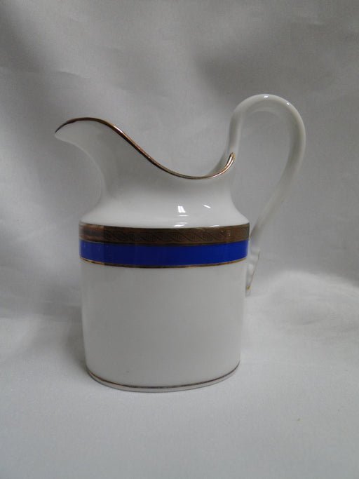 Richard Ginori Palermo Blue, Gold Encrusted: Creamer / Cream Pitcher, 4 1/8"