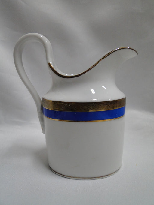 Richard Ginori Palermo Blue, Gold Encrusted: Creamer / Cream Pitcher, 4 1/8"