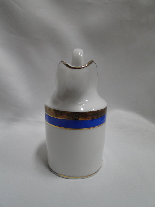 Richard Ginori Palermo Blue, Gold Encrusted: Creamer / Cream Pitcher, 4 1/8"