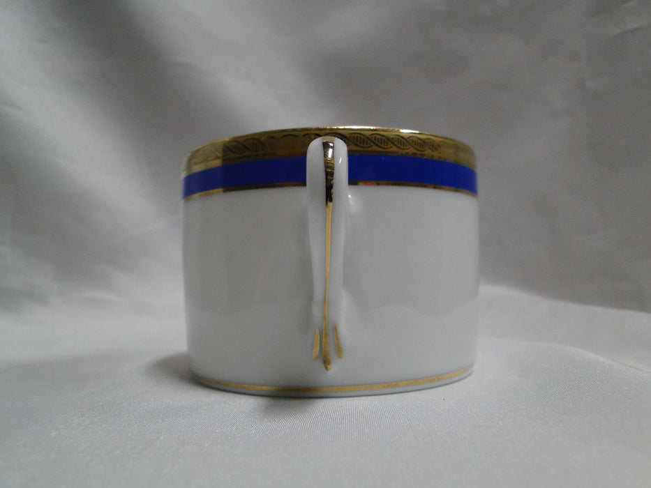 Richard Ginori Palermo Blue, Gold Encrusted: Cup & Saucer Set (s), 2 1/4"