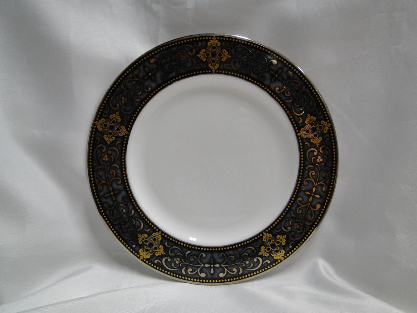 Lenox Vintage Jewel, Gold & Black Border: Salad Plate (s), 8 1/8"