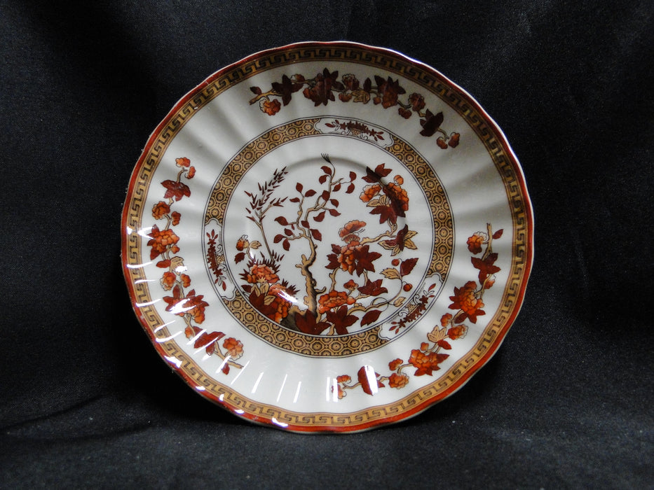 Copeland Spode India Tree Orange Rust: Cup & Saucer Set (s), 2 1/8", Bkstamp