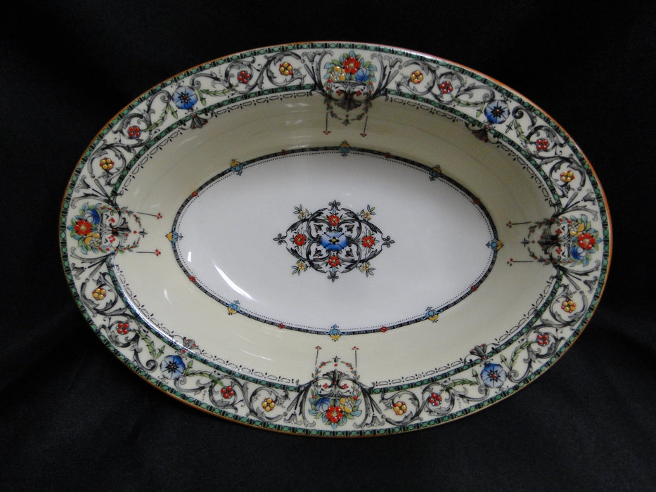 Royal Worcester Chantilly, #Z141/5: Oval Serving Bowl, 9 1/2"
