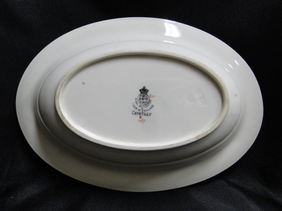 Royal Worcester Chantilly, #Z141/5: Oval Serving Bowl, 9 1/2"