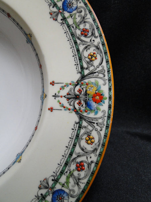Royal Worcester Chantilly, #Z141/5: Rim Soup Bowl, 7 7/8" x 1 3/8", As Is