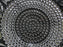 US Glass Dewdrop, Hobnail & Fan: Round Bowl, 10 3/4" x 3 3/4"