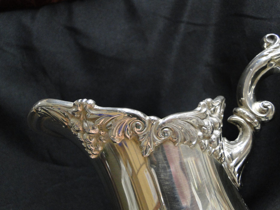 Reed & Barton King Francis, Silverplate: Water Pitcher #1658, 10" Tall