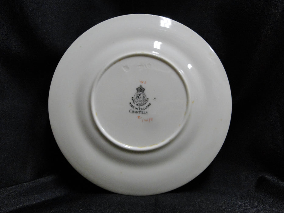 Royal Worcester Chantilly, #Z141/5: Bread Plate (s), 6 1/8"