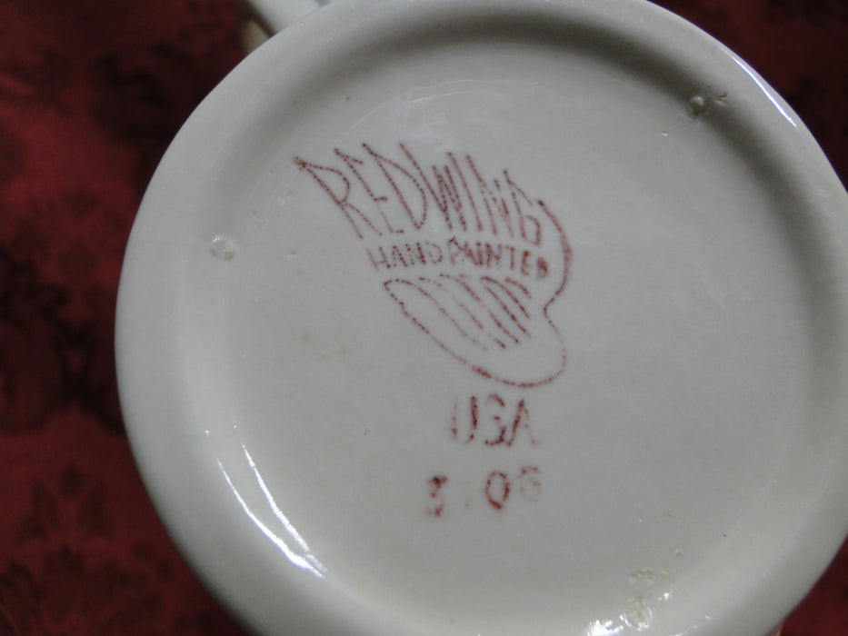 Red Wing Lexington, Red Rose, Concord Shape: Creamer / Cream Pitcher, 3 5/8"