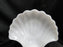 Anchor Hocking Anchorwhite White Shell Shaped Open Candy Dish, 6 7/8"