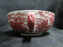 Wood & Sons English Scenery Pink, Scene, Swirled Rim: Cream Soup Bowl, Flaw