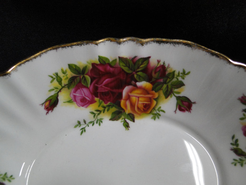 Royal Albert Old Country Roses, England: Oval Ribbed Sweet Meat Dish, 6"