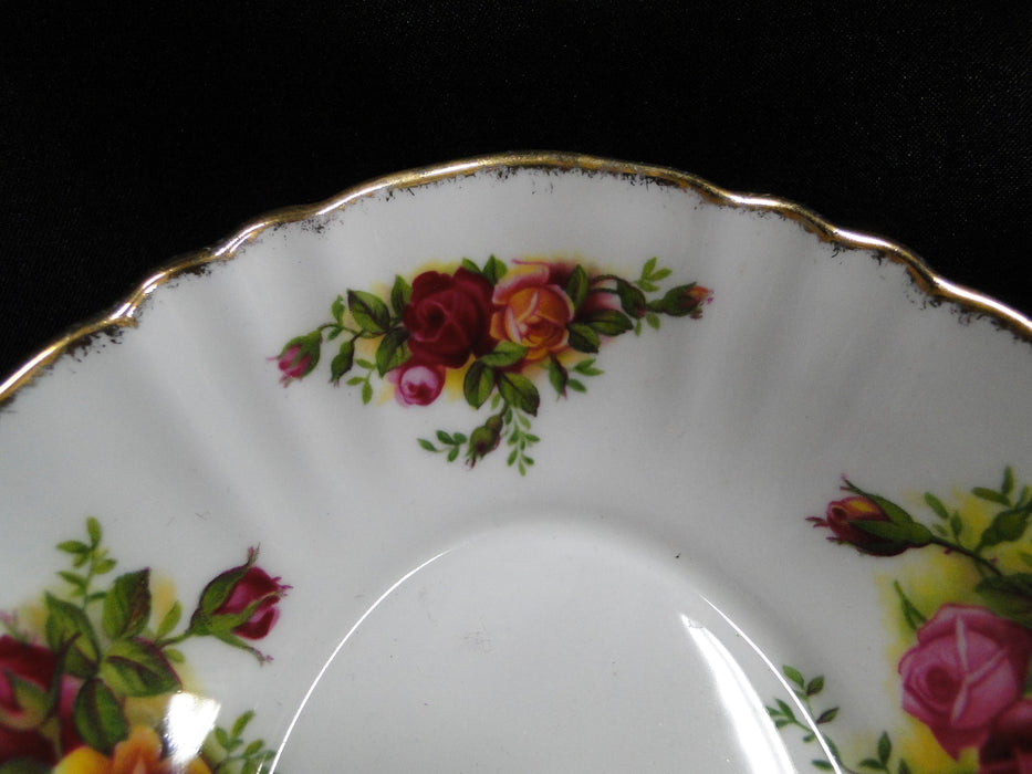 Royal Albert Old Country Roses, England: Oval Ribbed Sweet Meat Dish, 6"