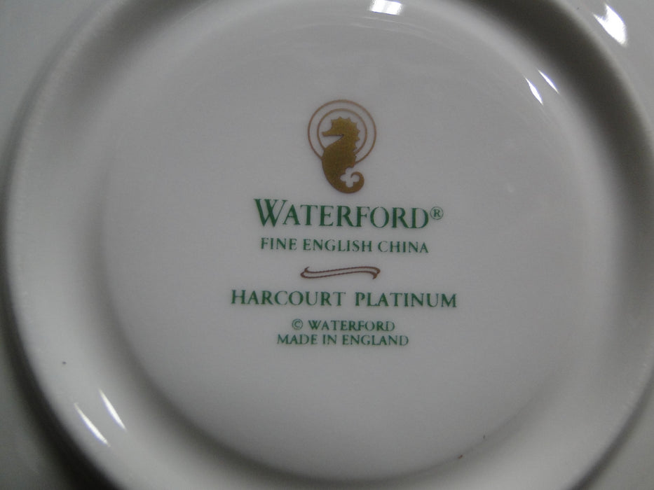 Waterford Harcourt Platinum, Platinum Bands on Rim: Cup & Saucer Set (s), 3 1/8"