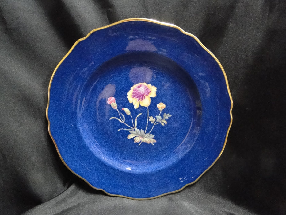 Spode Y3697, Blue, Flowers: Dinner Plate, #3 Peony, 10 3/4"