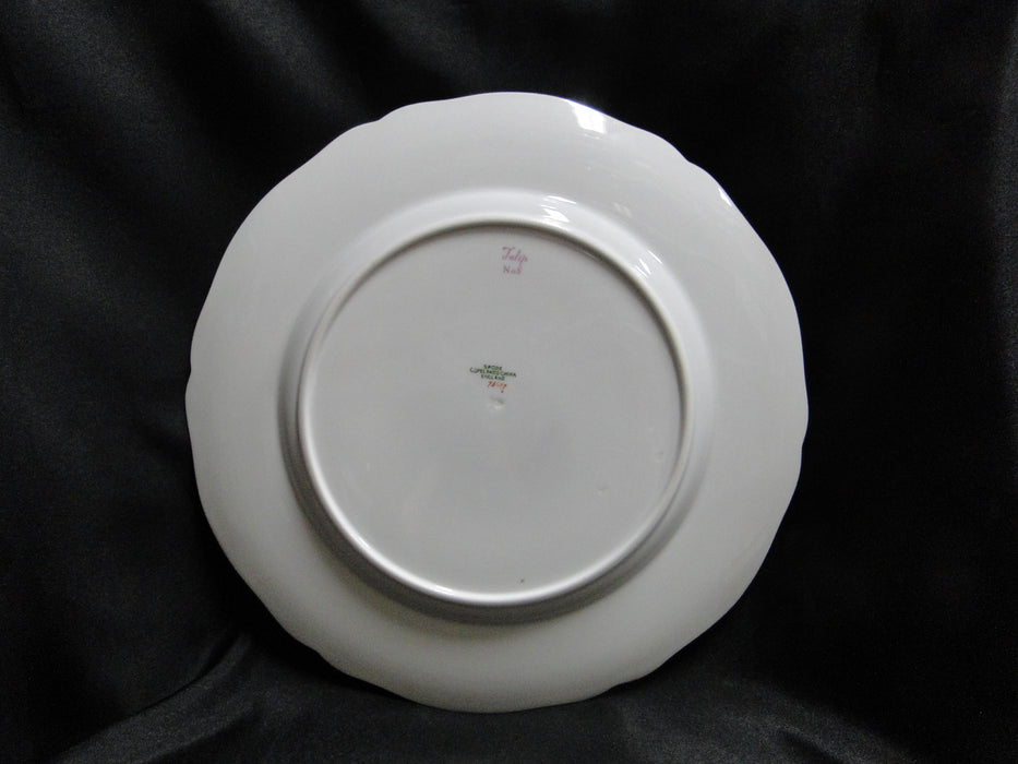Spode Y3697, Blue, Flowers: Dinner Plate, #5 Tulip, 10 3/4"